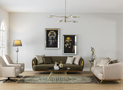 Luxury Sofa set Modern Set 3+2+1+1 Seater Sofa Couch Suite Design Couches
